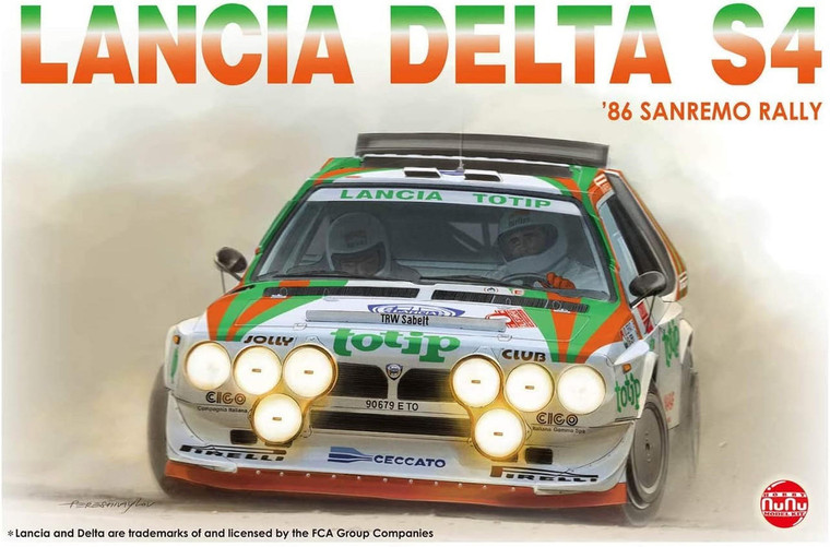  NuNu 1/24 Lancia Delta S4 San Remo Rally Model Kit 