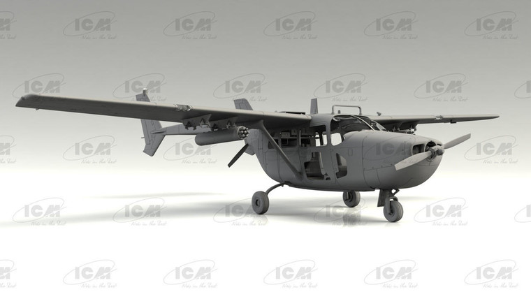 Icm ICM 1/48 Cessna O-2A Skymaster Model Kit 