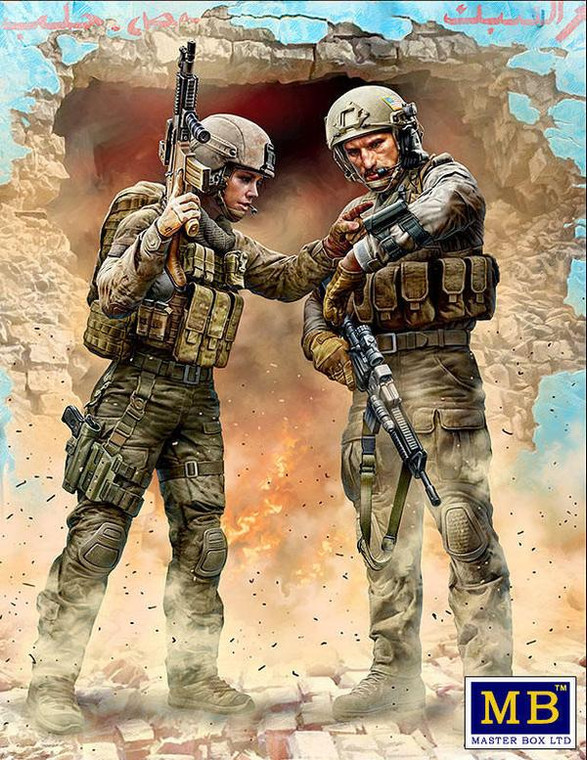  Master Box 1/24 Our Route Has Been Changed Model Kit 