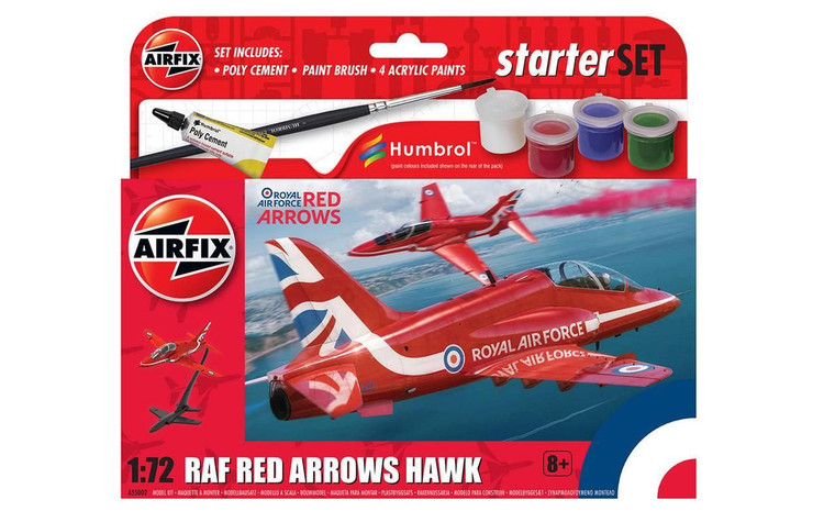  Airfix Small Beginners Set Red Arrows Hawk 