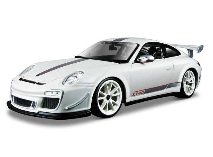 Burago 1/18 Porsche GT3 RS 4.0 White Diecast Model - Wonderland