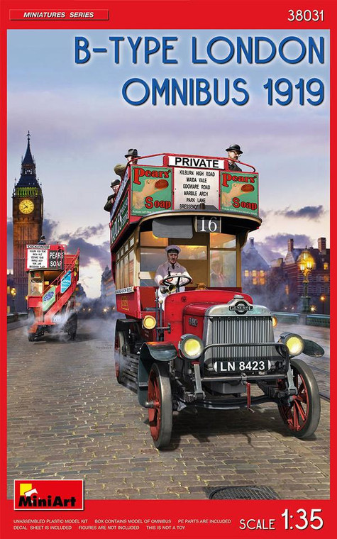  MiniArt 1/35 B Type London Omnibus Model Kit 
