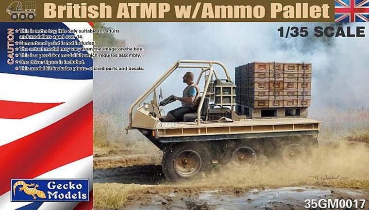  Gecko Models 1/35 British ATMP w\Ammo Pallet Model Kit 