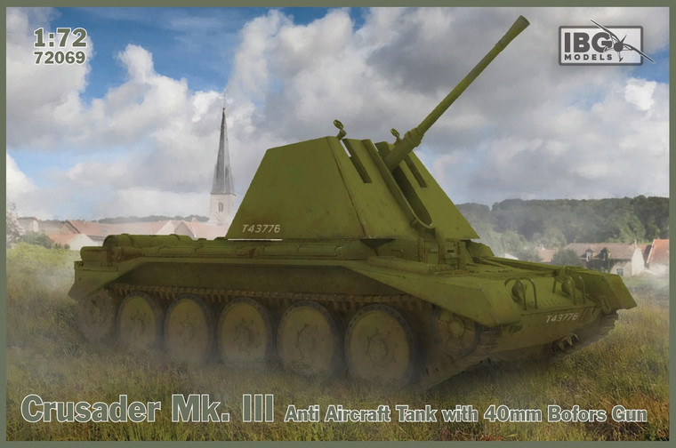  IBG Models 1/72 Crusader Mk.III Anti-Aircraft Tank Model Kit 