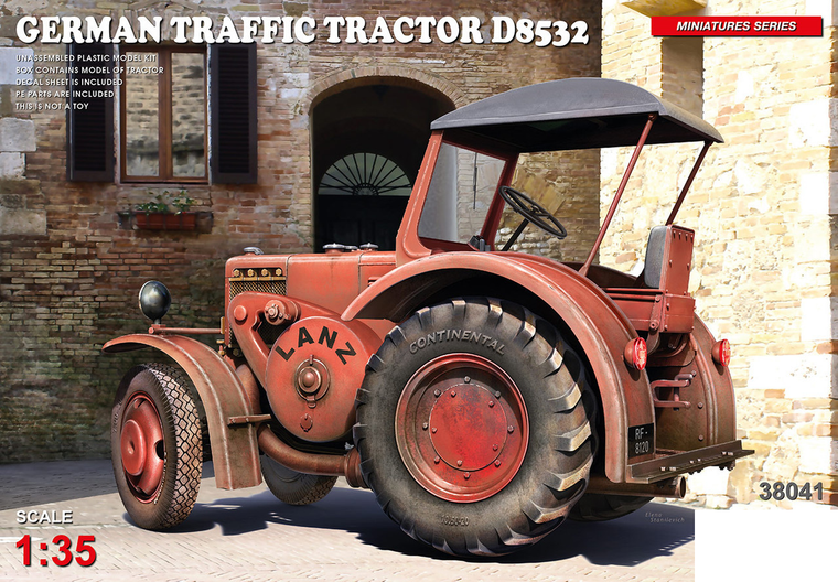  MiniArt 1/35 German Traffic Tractor D8532 Model Kit 