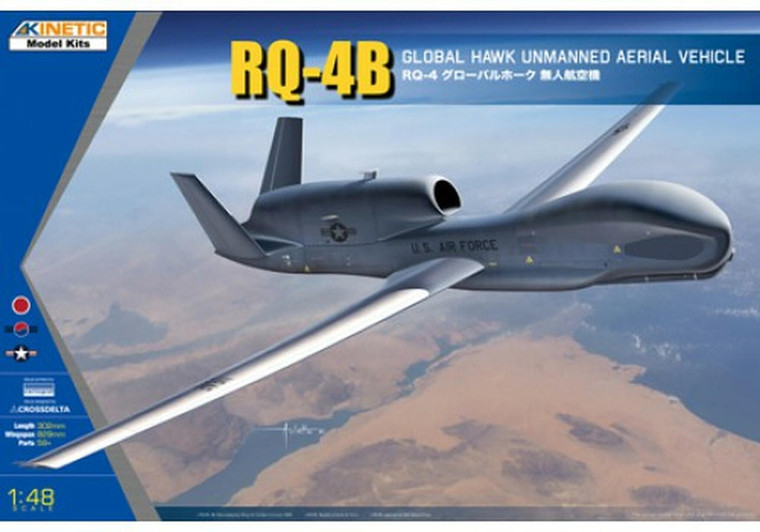  Kinetic 1/48 RQ-4B Global Hawk Model Kit 