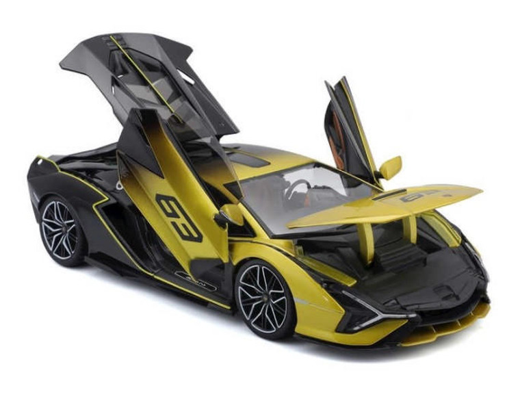  Burago 1/18 Lamborghini Sian FKP 37 Diecast Model 