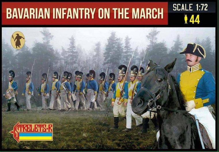  Strelets 1/72 Bavarian Infantry on the March Model Figures 