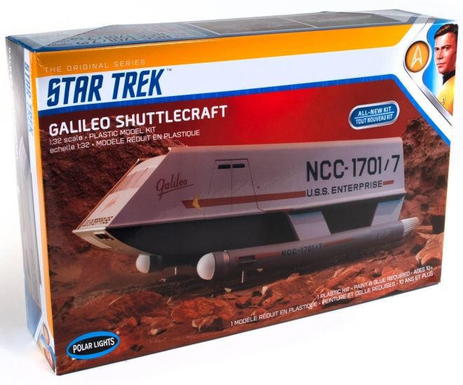  Polar Lights 1/32 Star Trek TOS Galileo Shuttle Model Kit 