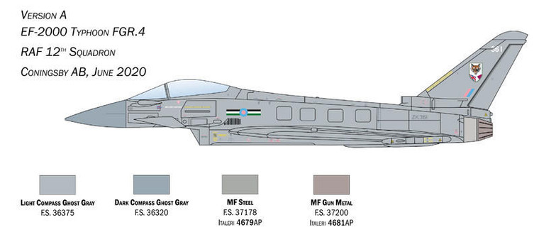  Italeri 1/72 Eurofighter Typhoon EF-2000 