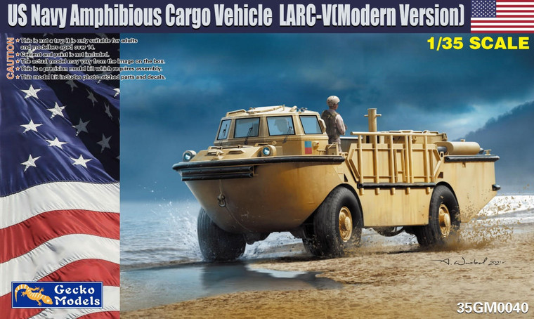  Gecko Models 1/35 US Navy Amphibious Cargo Vehicle LARC-V 