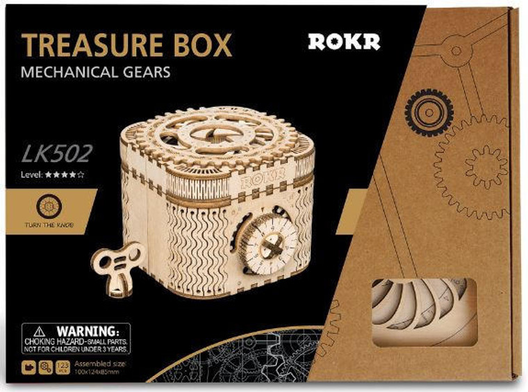  Rokr Treasure Box 3D Wooden Kit 