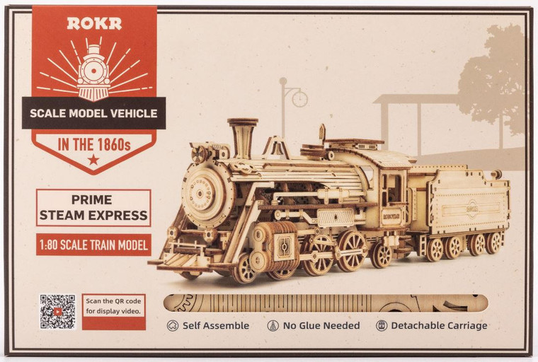  Rokr Prime Steam Express 3D Wooden Kit 