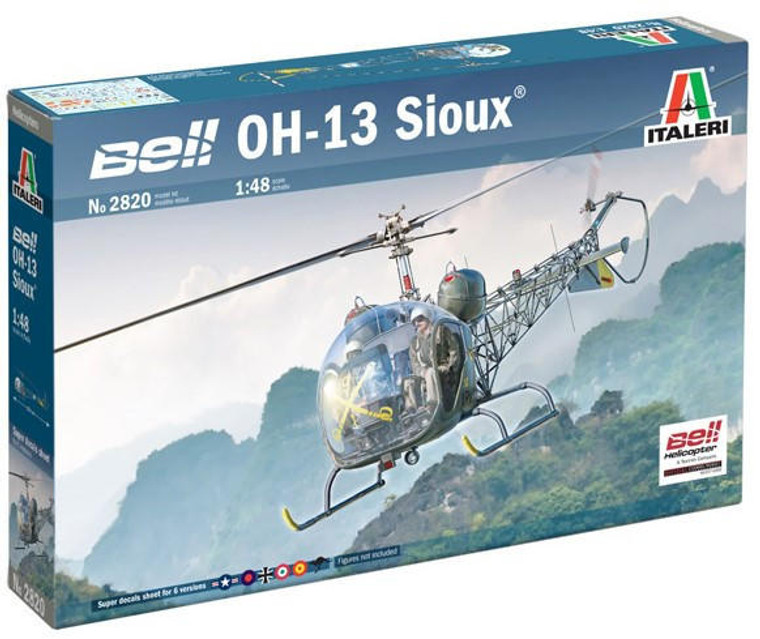 Italeri 1/48 Bell OH-13 Sioux   Italeri 1/48 Bell OH-13 Sioux