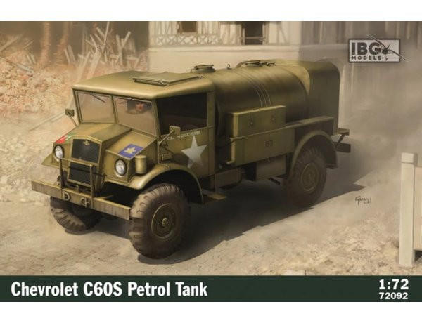  IBG Models 1/72 Chevrolet C60S Petrol Tanker Model Kit 