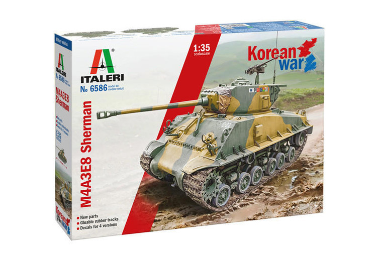  Italeri 1/35 M4A3E8 Sherman Korean War 