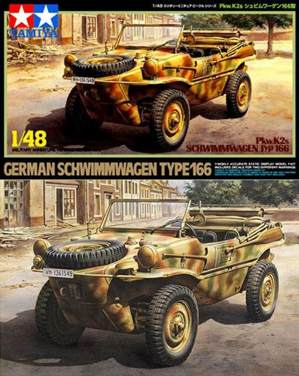 Tamiya 1/48 Schwimmwagen Type 166 