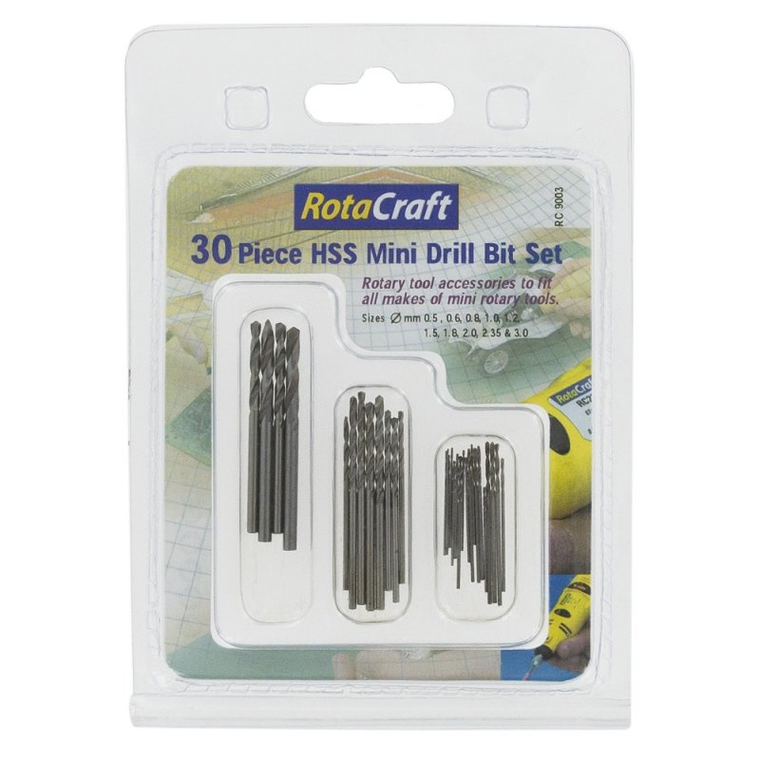  Modelcraft HSS Mini Drill Bit 30 Piece Set 