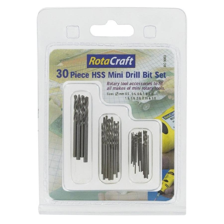  Modelcraft HSS Mini Drill Bit 30 Piece Set 