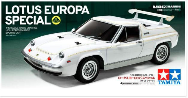 Tamiya RC Lotus Europa Special M-06 Model Kit - Wonderland Models