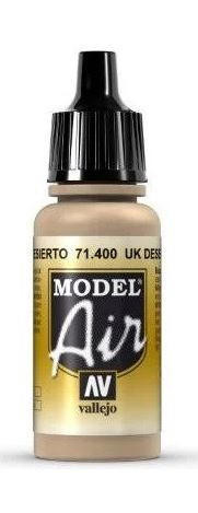  Vallejo Model Air 400 17ml UK Desert Pink Matt Acrylic 
