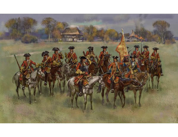 Strelets 1/72 British Regiment of Horse Late War Model Figures 