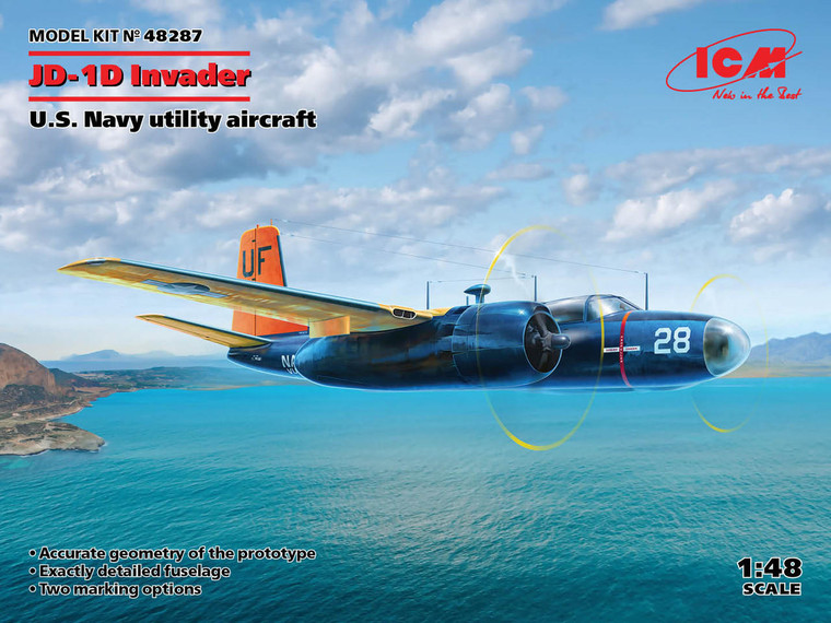 Icm ICM 1/48 Douglas JD-1D Invader Model Kit 