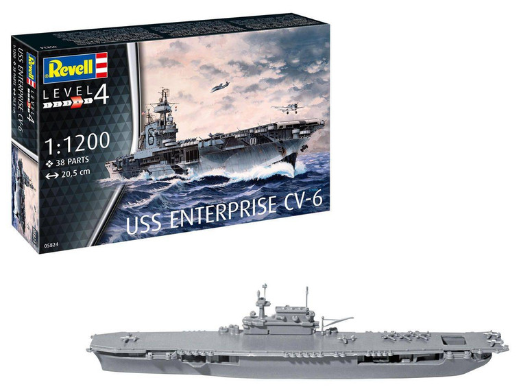  Revell 1/1200 USS Enterprise CV6 