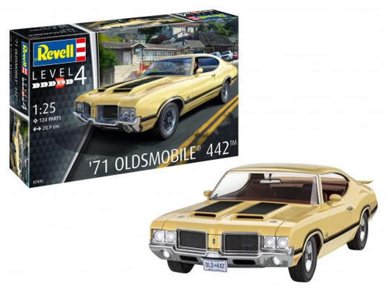  Revell 1/25 1971 Oldsmobile 442 Coupe 