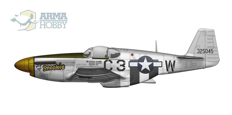  Arma Hobby 1/72 NAA P-51B/C Mustang Expert Set Model Kit 