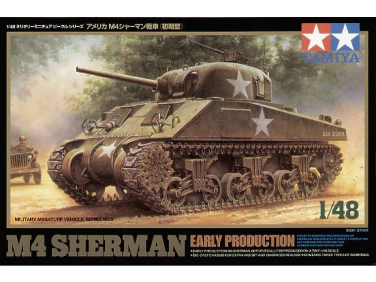  Tamiya 1/48 M4 Sherman Early Production 