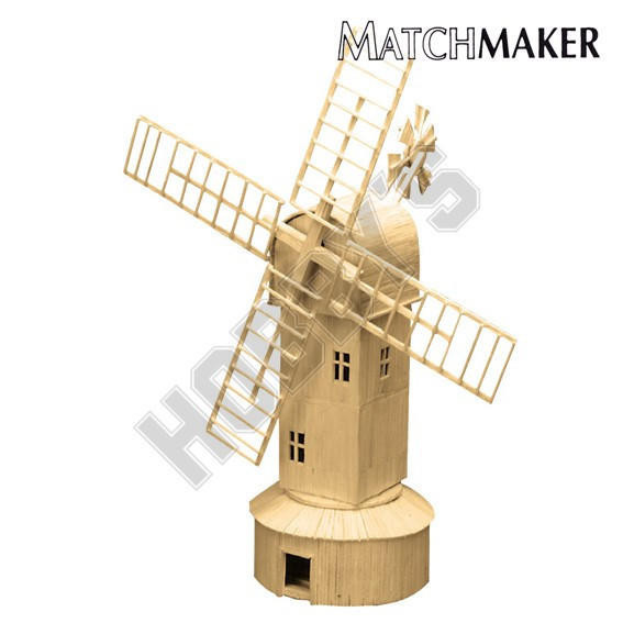  Matchmaker Windmill Matchstick Model 