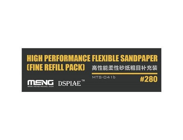  Meng Models Flexible Sand Paper 280 Grit Refill (x6) 