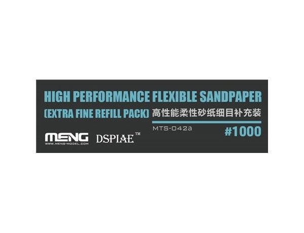  Meng Models Flexible Sand Paper 1000 Grit Refill (x6) 