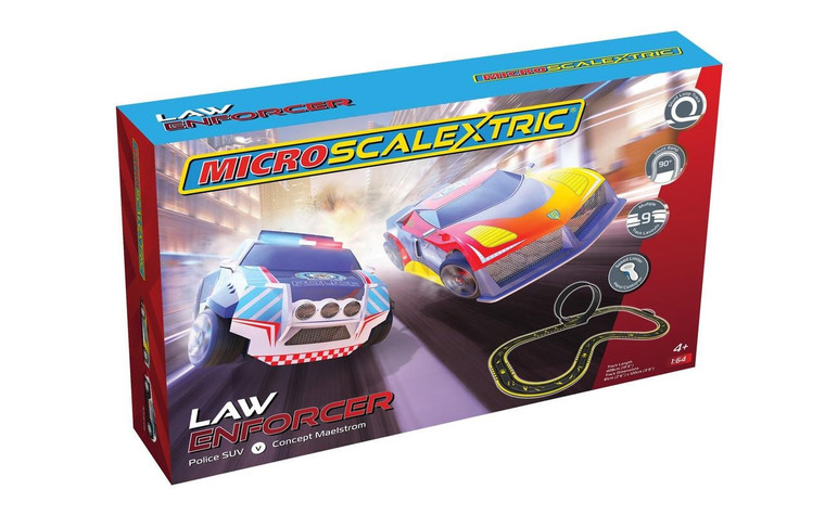  Scalextric Law Enforcer Mains Powered Race Set 