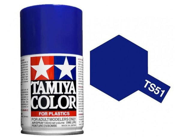  Tamiya TS-51 Gloss Racing Blue Acrylic Spray Paint 