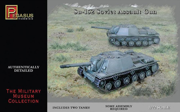  Pegasus Hobbies 1/72 Su-152 Soviet Assault Guns Model Kit 
