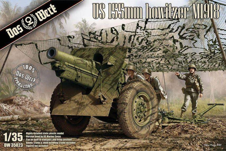  Das Werk 1/35 US 155mm Howitzer M1918 