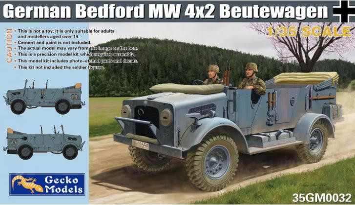  Gecko Models 1/35 German Bedford MW 4x2 Beutewagen Model Kit 