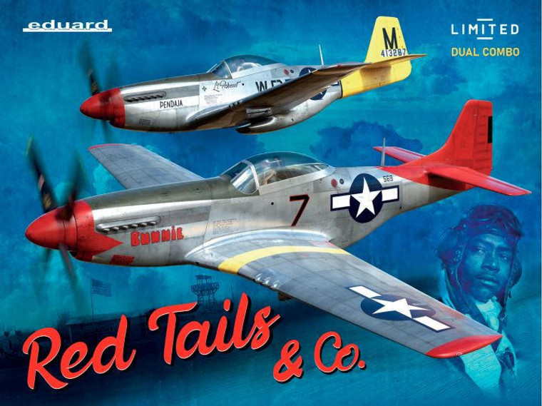  Eduard 1/48 P-51D Mustang Red Tails and Co. Limited Edition Model Kit 