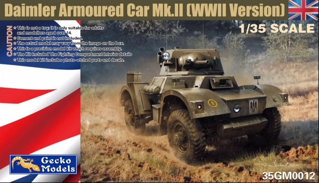  Gecko Models 1/35 Daimler Armoured Car Mk.II Model Kit 