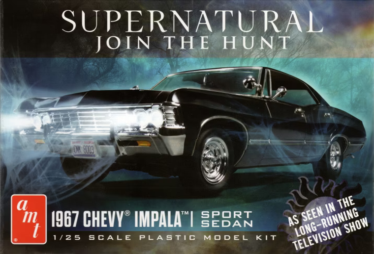 Amt Models AMT 1/25 Supernatural 'Join The Hunt' - 1967 Chevrolet Impala 4 Door 