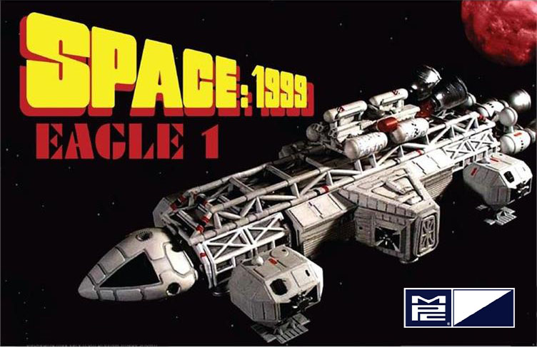  MPC 1/72 Space 1999 Eagle 4 with Lab Pod & Spine Booster 