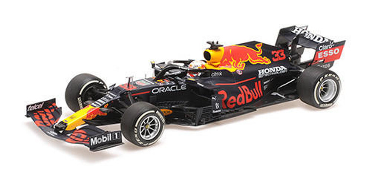  Minichamps 1/18 Red Bull Racing Honda RB16B, Max Verstappen, Winner French GP 2021 