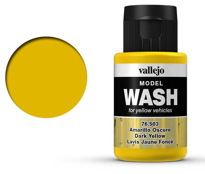  Vallejo Acrylic Wash 35ml Dark Yellow 