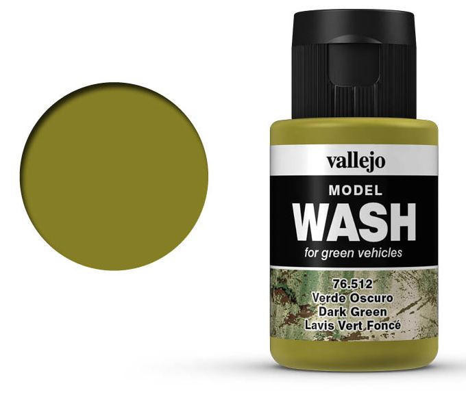  Vallejo Acrylic Wash 35ml Dark Green 