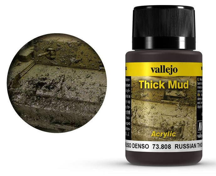  Vallejo Acrylic Weathering Effects 40ml Russian Thick Mud 