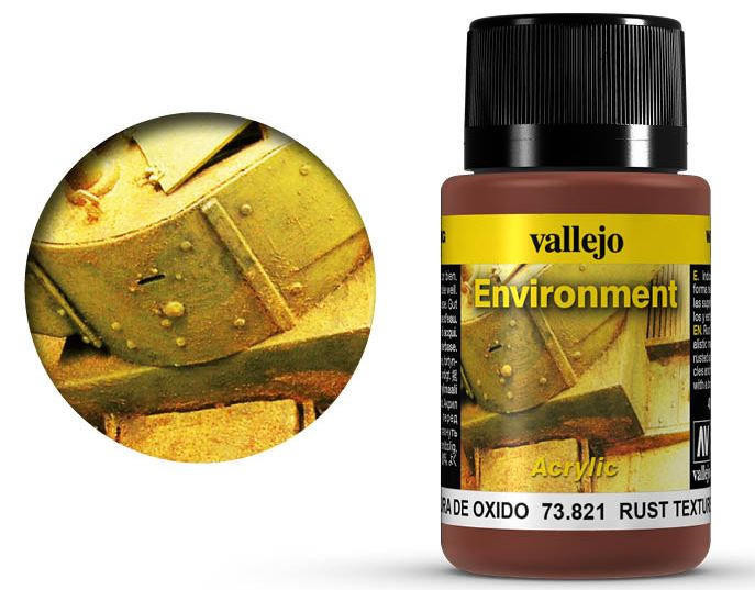  Vallejo Acrylic Weathering Effects 40ml Rust Texture 