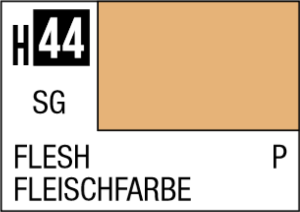  Mr Hobby Aqueous Hobby Colour 10ml 044 Flesh Semi Gloss Acrylic Paint 