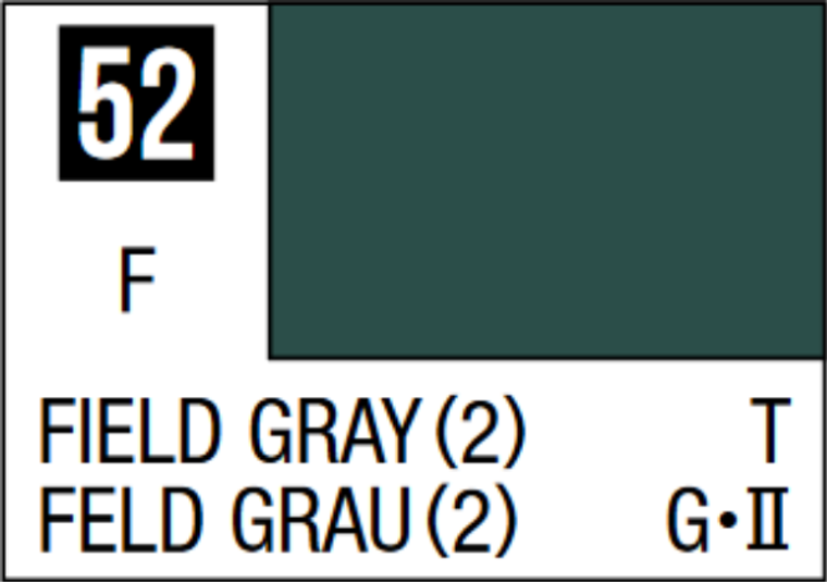  Mr Hobby Mr Colour 10ml 052 Field Gray 2 Matt Acrylic Paint 